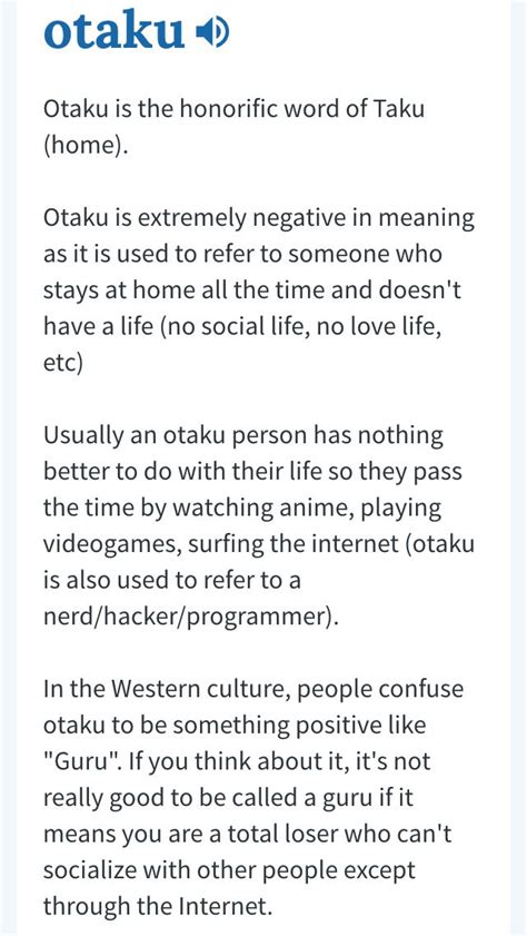 otaku urban dictionary